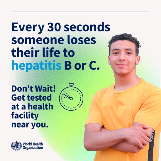 Every 30 seconds someone loses their life to hepatitis B or C