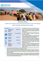 Cover of the situation report on Greater Horn of Africa food insecurity